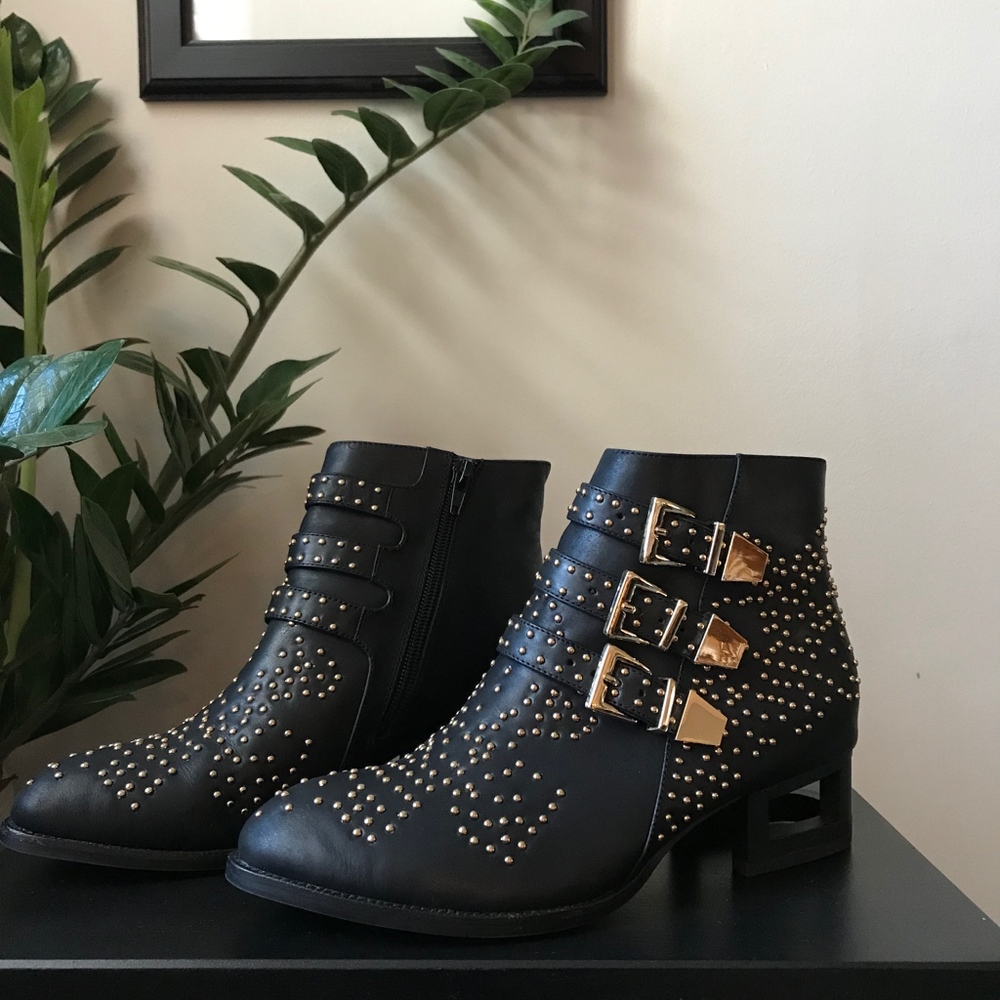JEFFREY CAMPBELL | Combust Black Stud Booties - Picture 2 of 6